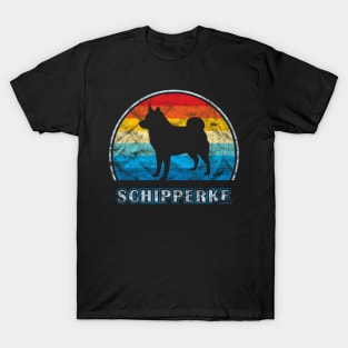 Schipperke Vintage Design Dog T-Shirt